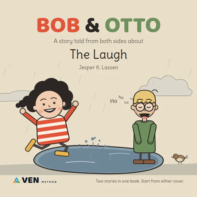 Front cover of The Laugh (Bob’s side)